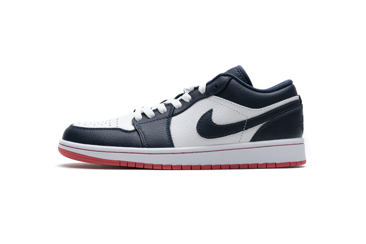 AQ乔丹1代低帮 午夜蓝 Air Jordan 1 Low Obsidian Ember Glow