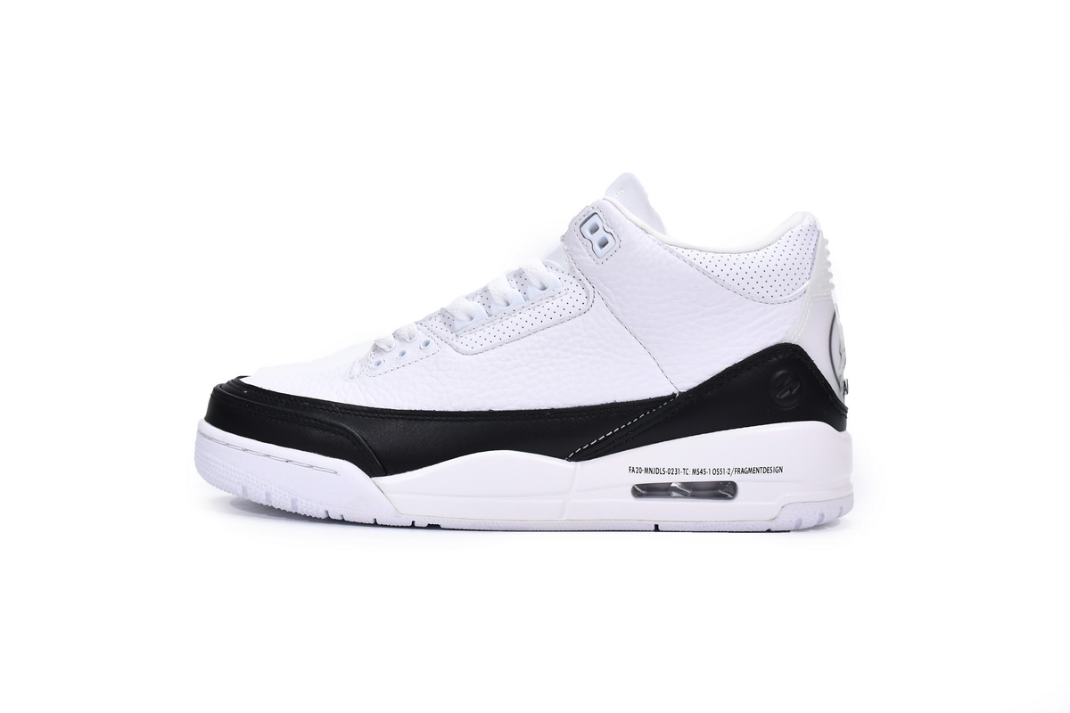 BS乔3 藤原浩黑白 BS Joe 3 Fragment Design x Air Jordan 3 Black White