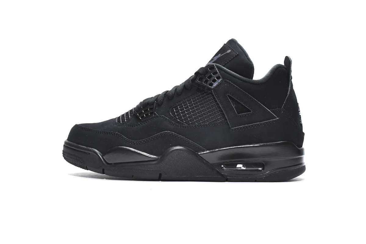 公司级乔丹4代篮球鞋 黑猫  Union LA x Air Jordan 4 Retro SP Black Cat