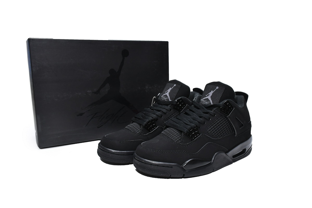 XP版乔丹4代篮球鞋 黑猫 Air Jordan 4 Black Cat