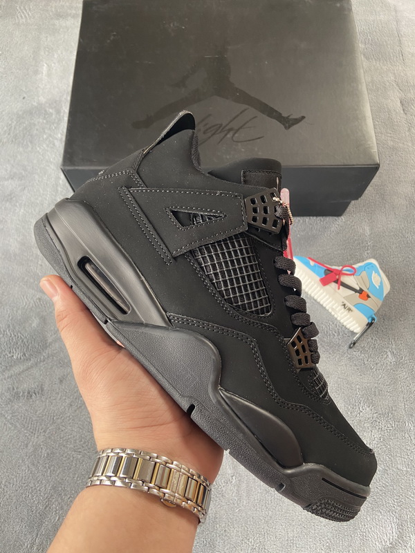 XP版乔丹4代篮球鞋 黑猫 Air Jordan 4 Black Cat
