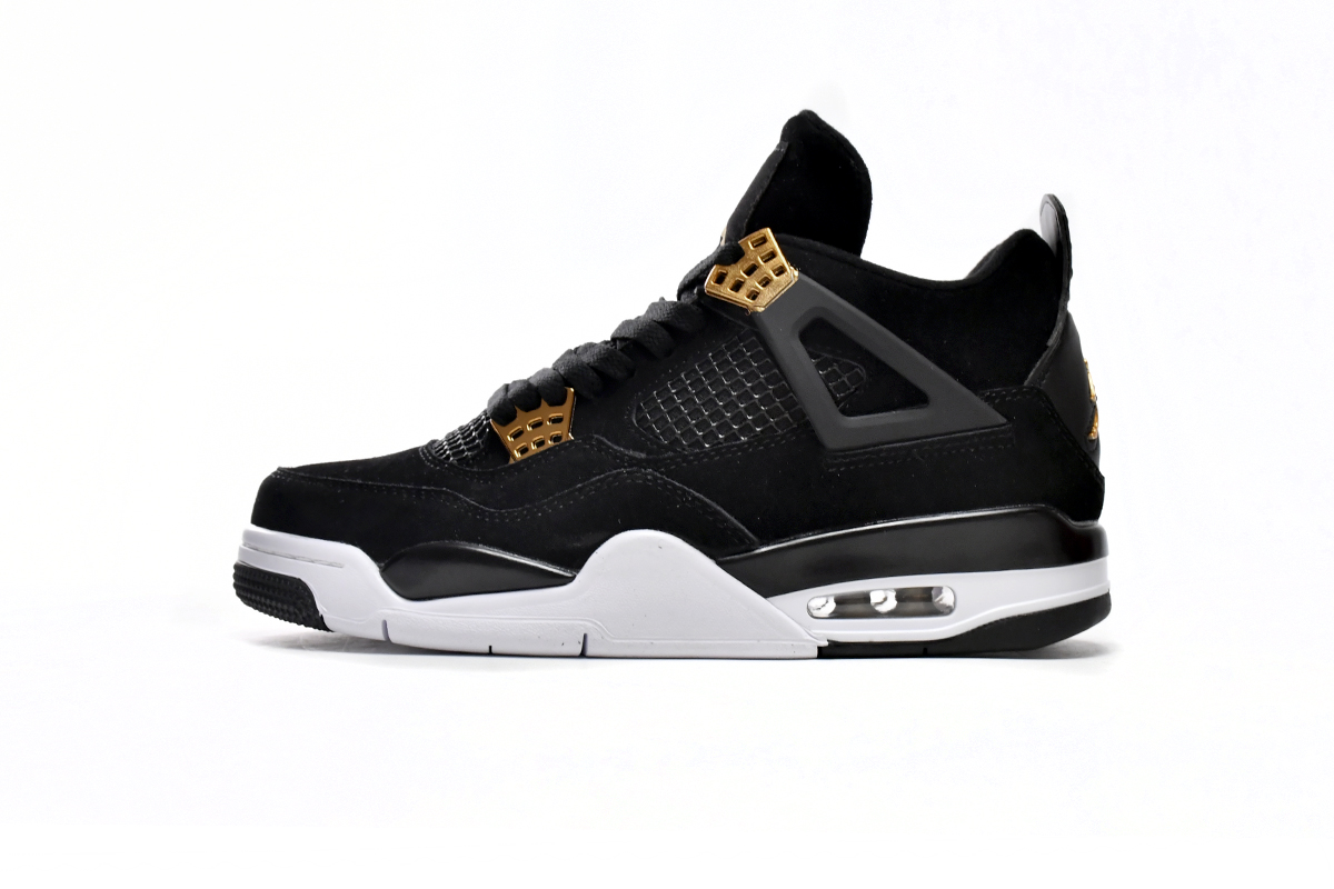 本地版乔丹4代篮球鞋 黑金 Air Jordan 4 “Royalty”