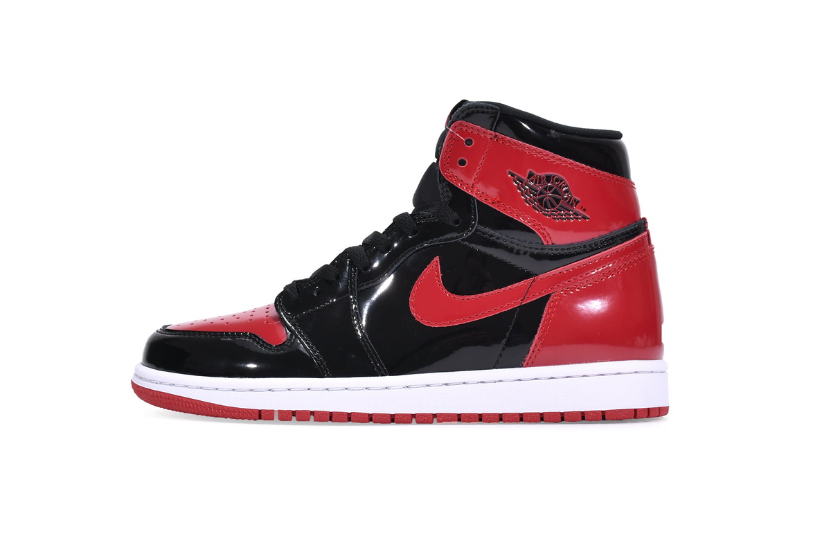 28乔1 漆皮黑红 Air Jordan 1 Bred Patent