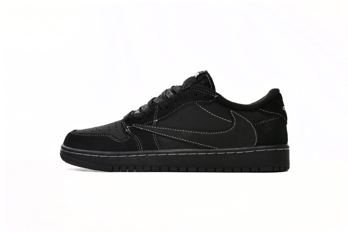 XH乔1低帮 黑武士 Air Jordan 1 Low Black Phantom