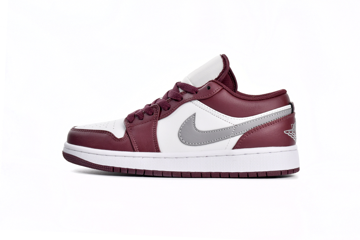 AQ乔丹1代低帮 白红-615 Air Jordan 1 Low Bordeaux