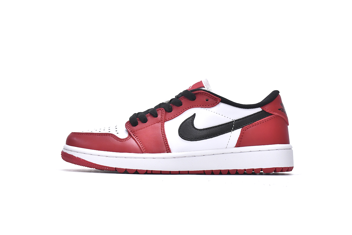 AQ乔丹1代低帮 高尔夫红 Air Jordan 1 Low Golf Chicago