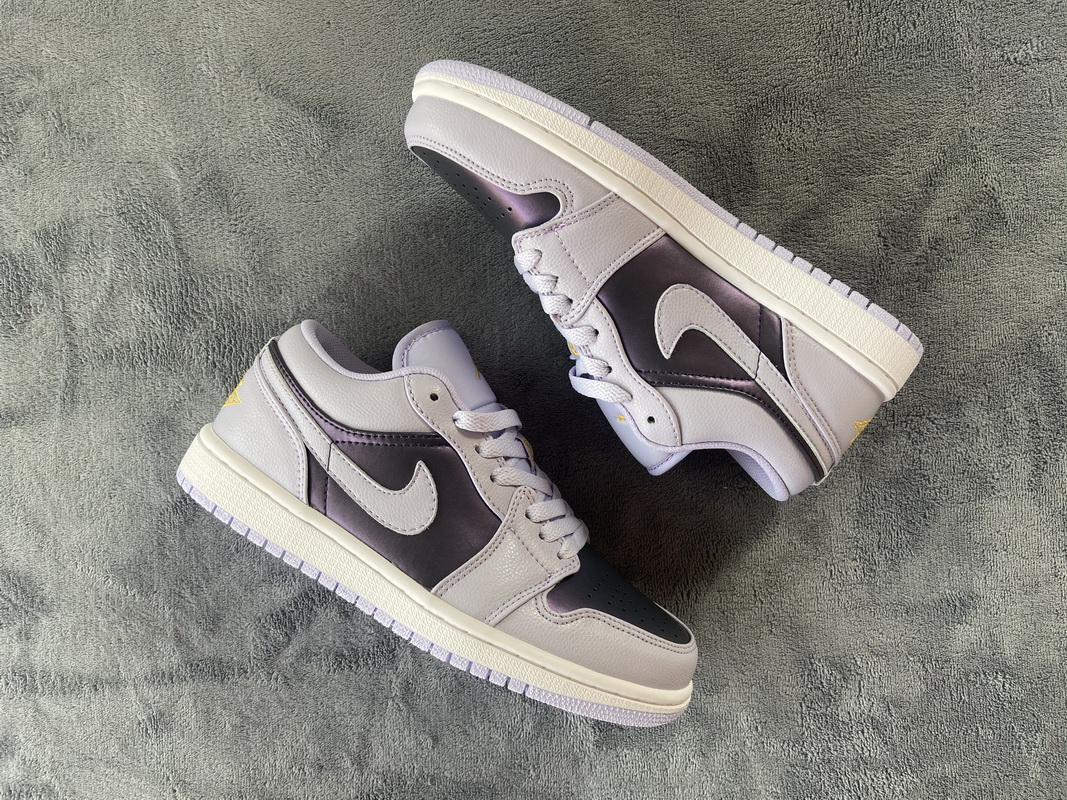 AQ乔丹1代低帮 电光紫 Air Jordan 1 Low Oxygen Purple