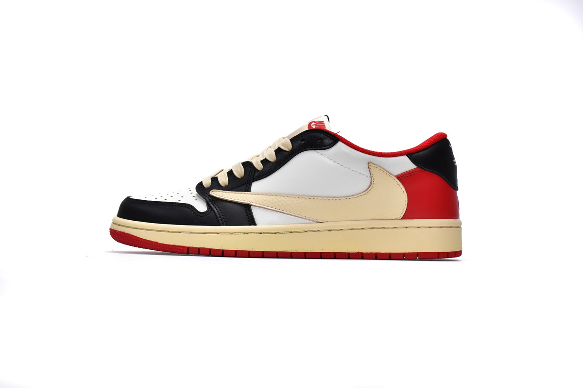 AQ乔丹1代低帮 红倒钩 Air Jordan 1 Low Travis Scott x Air Jordan 1 Low Black Red