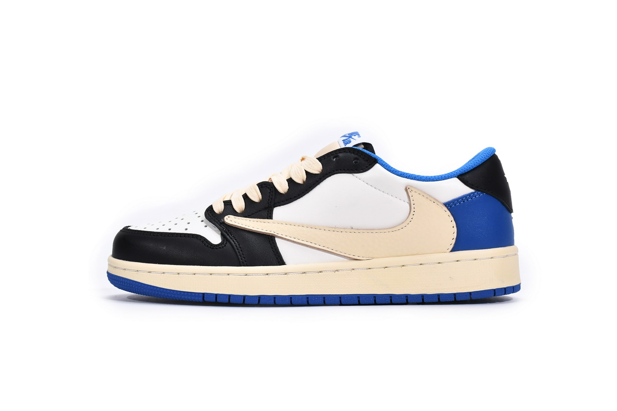 AQ乔丹1代低帮 白兰倒钩 Air Jordan 1 Low Travis Scott x Fragment Design x Air Jordan 1 Low