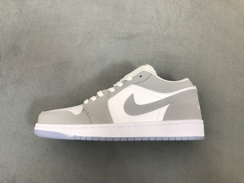 AQ乔丹1代低帮 小迪奥 Air Jordan 1 Low Wolf Grey