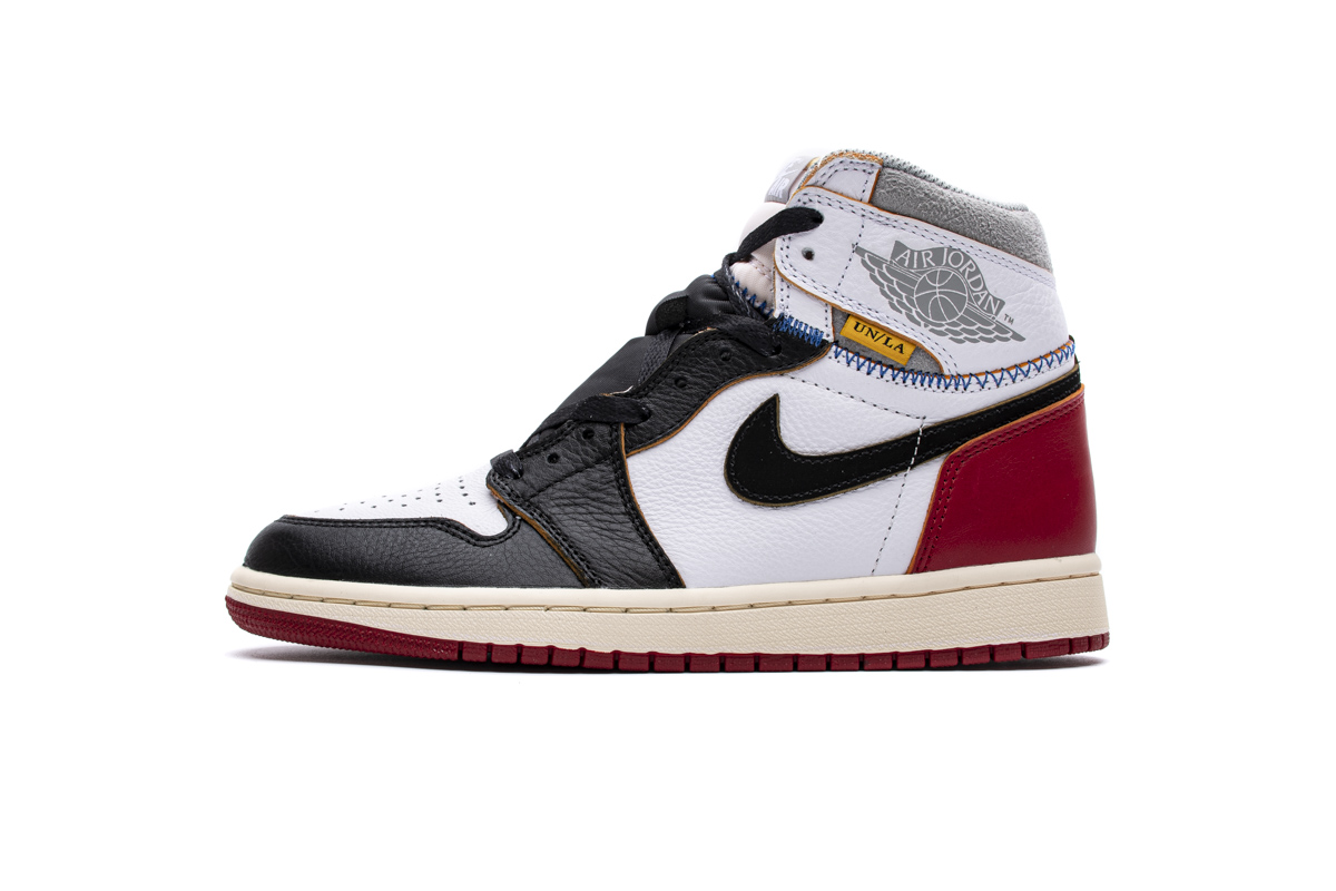 XP 乔1 白黑红联名 Air Jordan 1  OG Hi Retro“Black Toe