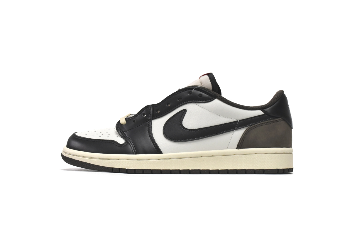 28乔1 低帮摩卡 Air Jordan 1 Travis Scott x Air Jordan 1 Low Dark Mocha