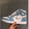 28乔1 水洗北卡蓝 Air Jordan 1 Wash North Carolan