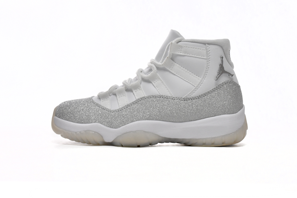 乔丹11代篮球鞋运动鞋 满天星 Air Jordan 11 Metallic Silver Vast Grey
