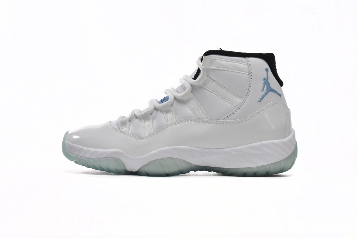 纯原级乔丹11代篮球鞋 高帮白玉 Air Jordan 11 Retro Legend Blue