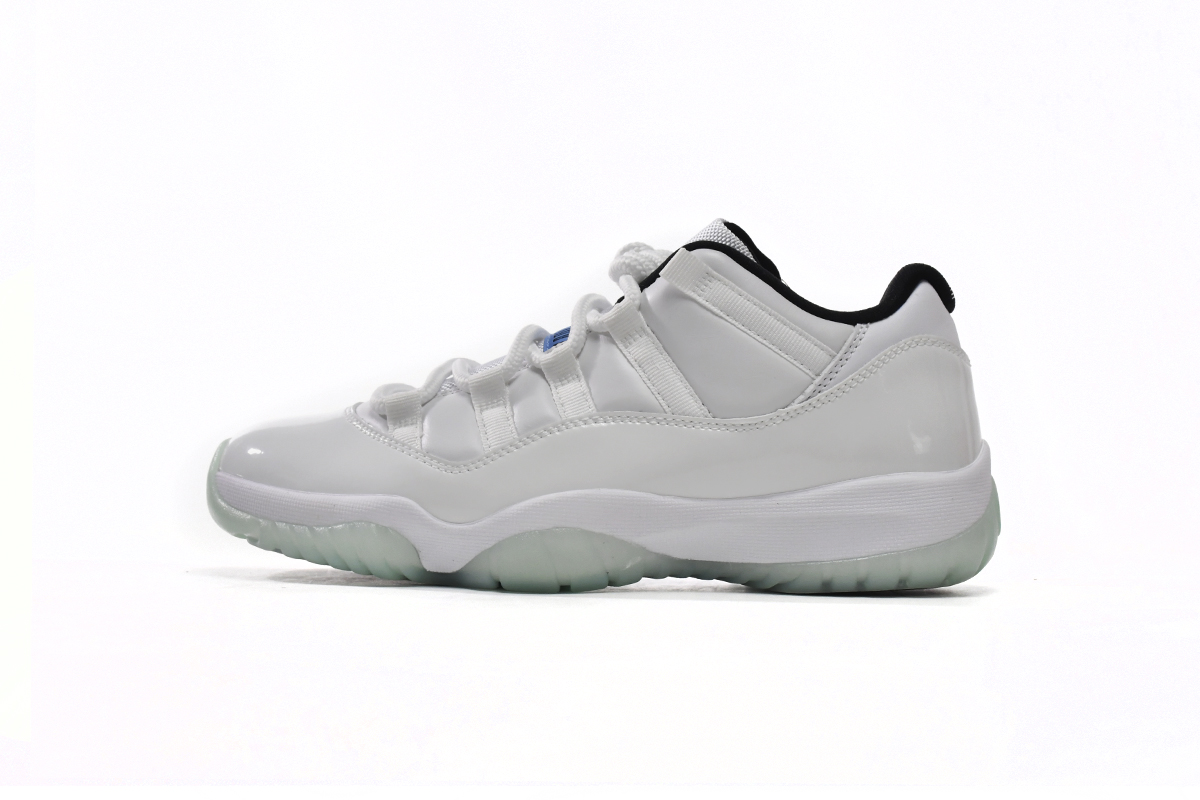 纯原级乔丹11代篮球鞋 低帮白玉 Air Jordan 11 Retro Low Legend Blue