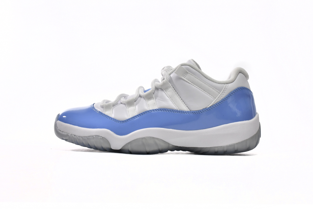 纯原级乔丹11代篮球鞋 低帮北卡蓝 Air Jordan 11 Retro Low University Blue