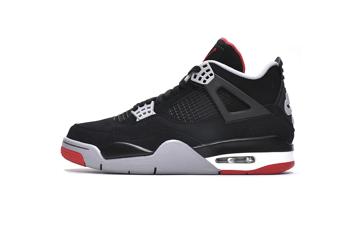 XP版乔丹4代篮球鞋 黑红 Air Jordan 4 Bred