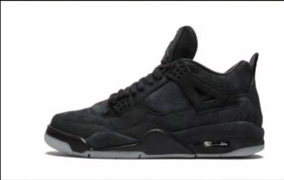 Q4乔丹4代 KAWS黑 Air Jordan 4 KAWS Black