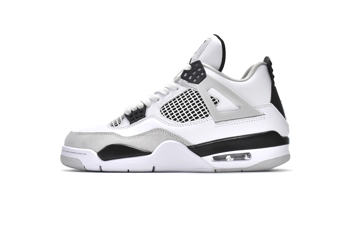 Q4乔丹4代 灰水泥 Air Jordan 4 Military Black