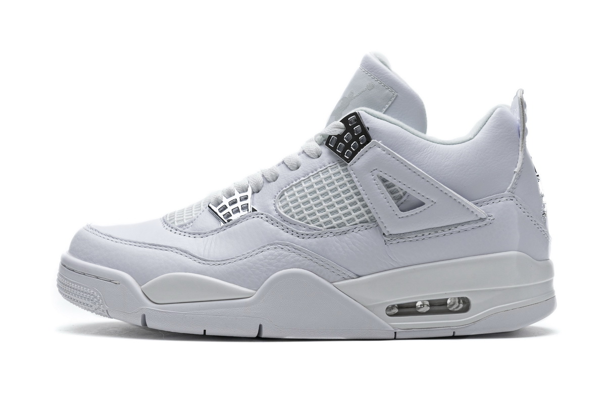 Q4乔丹4代 白银 Air Jordan 4 Pure Money