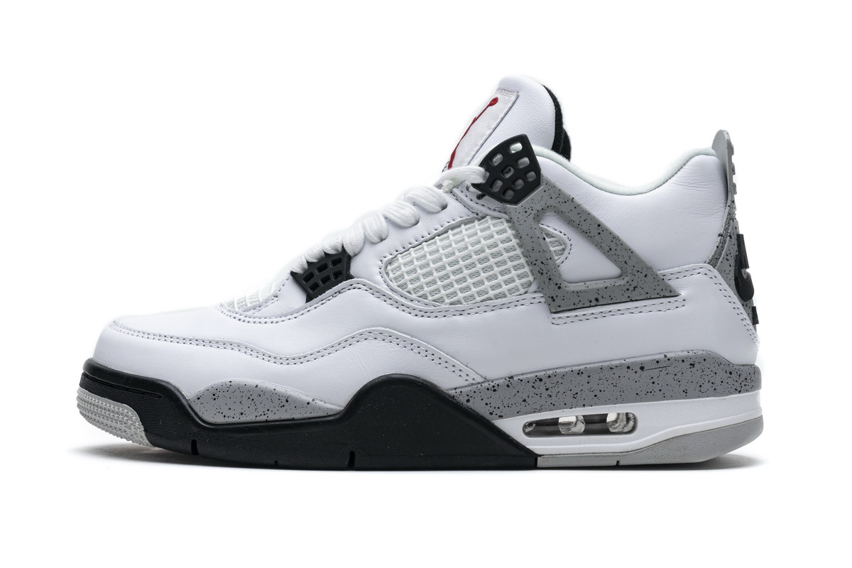 Q4乔丹4代 白水泥 Air Jordan 4 White Cement