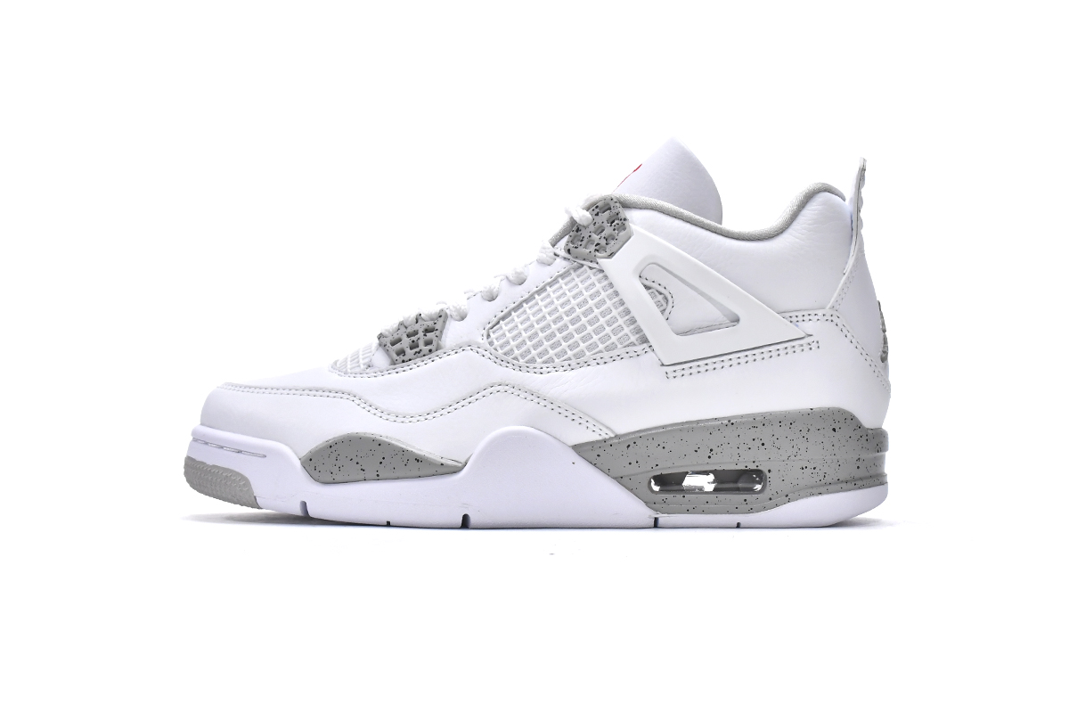 XP版乔丹4代篮球鞋 白奥利奥 Air Jordan 4 White Oreo