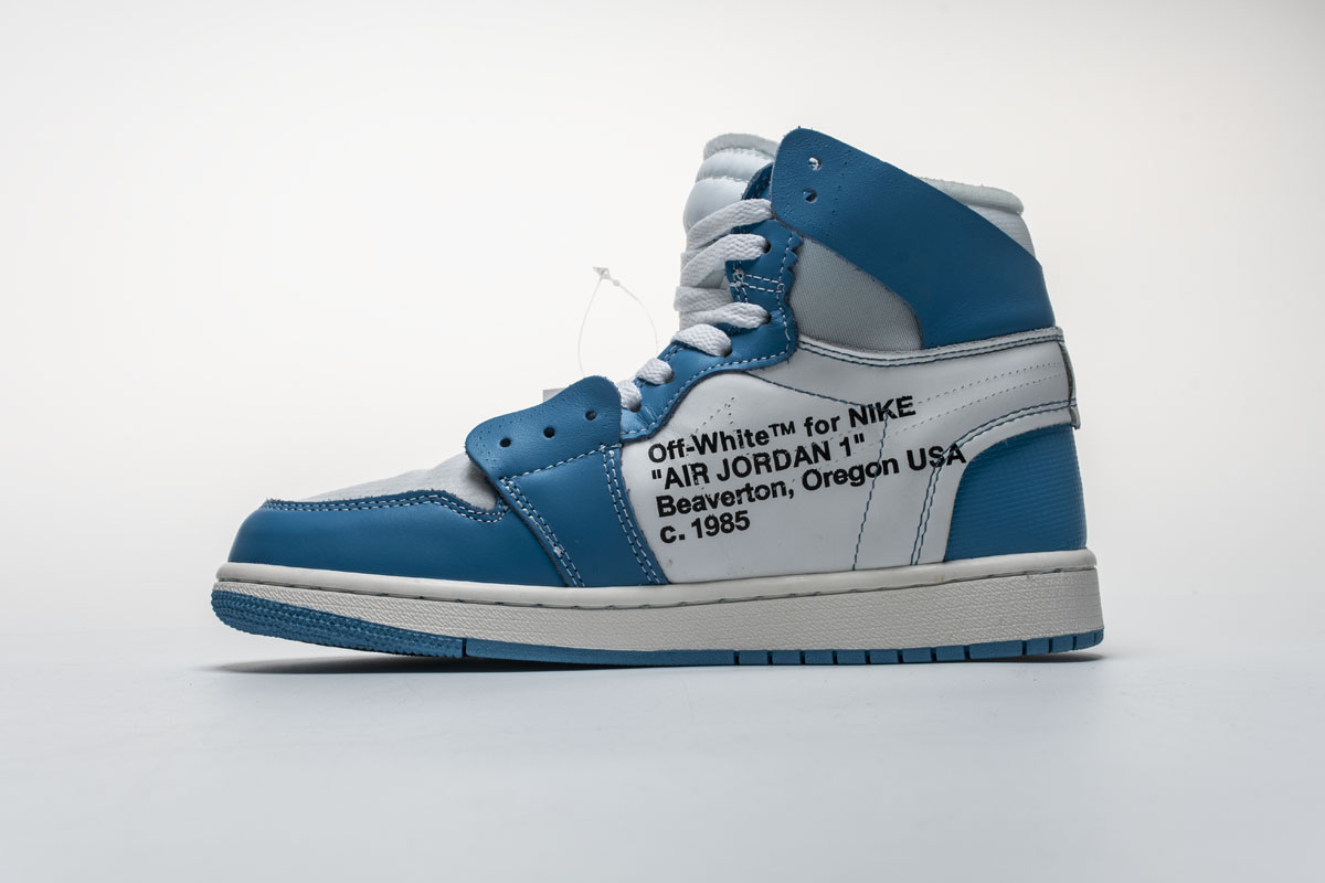 OWF乔1 北卡蓝OW Off White x Air Jordan 1 Off White UNC