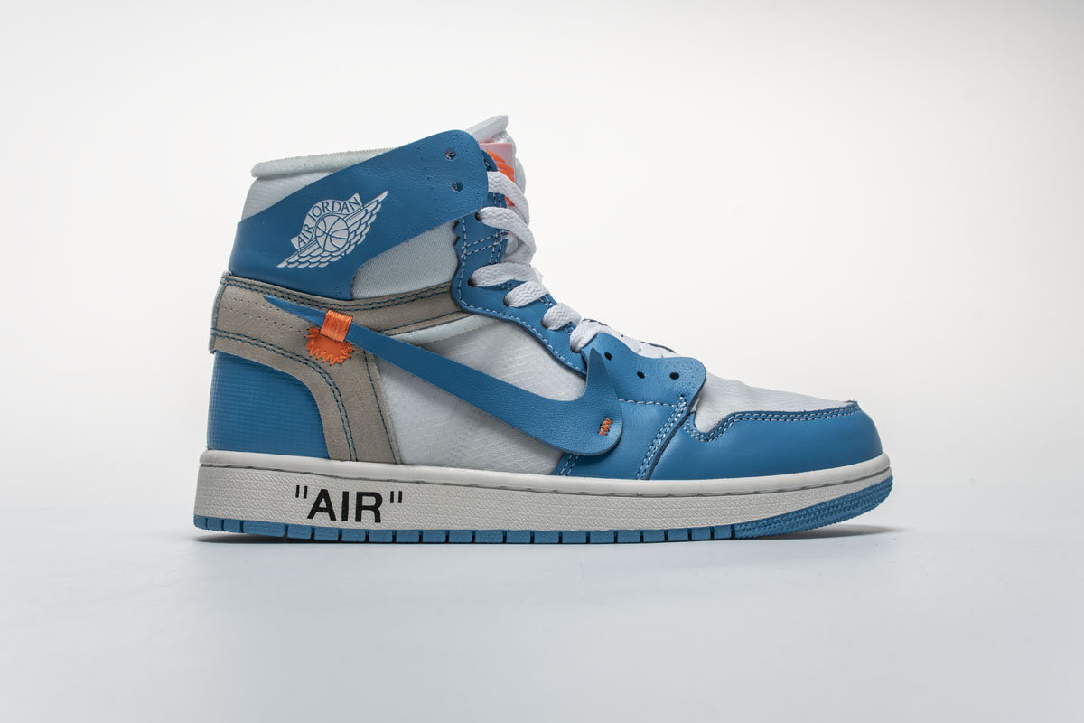 OWF乔1 北卡蓝OW Off White x Air Jordan 1 Off White UNC