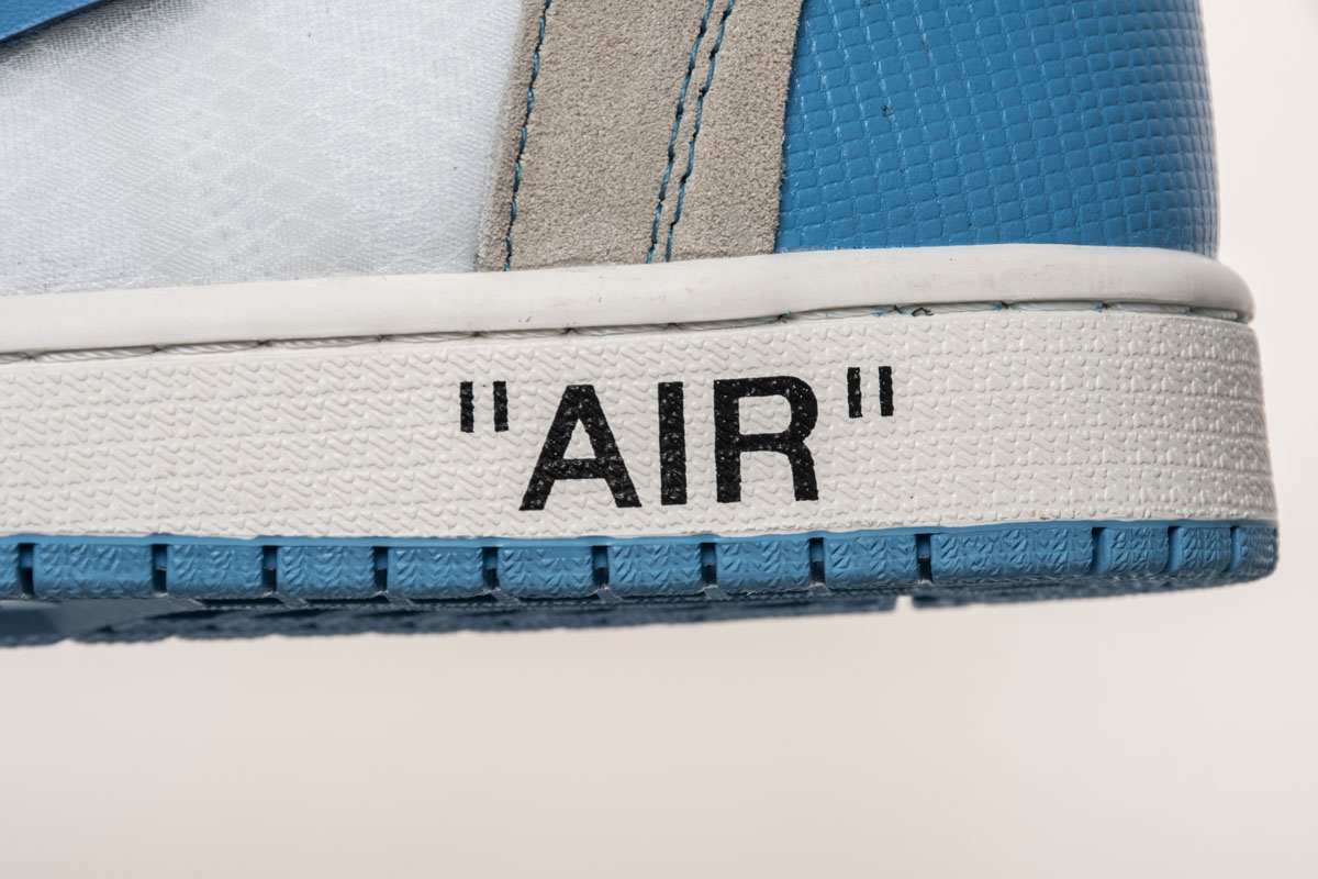 OWF乔1 北卡蓝OW Off White x Air Jordan 1 Off White UNC