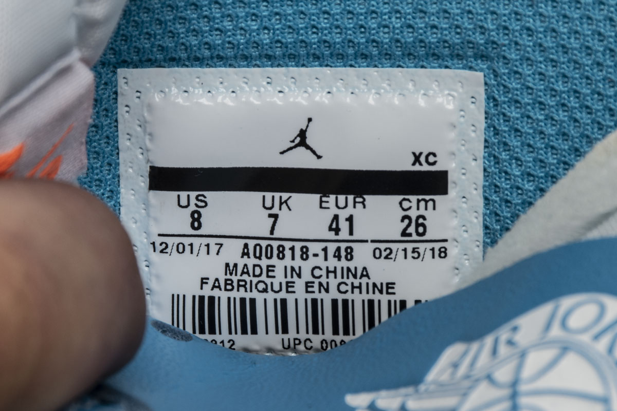 OWF乔1 北卡蓝OW Off White x Air Jordan 1 Off White UNC