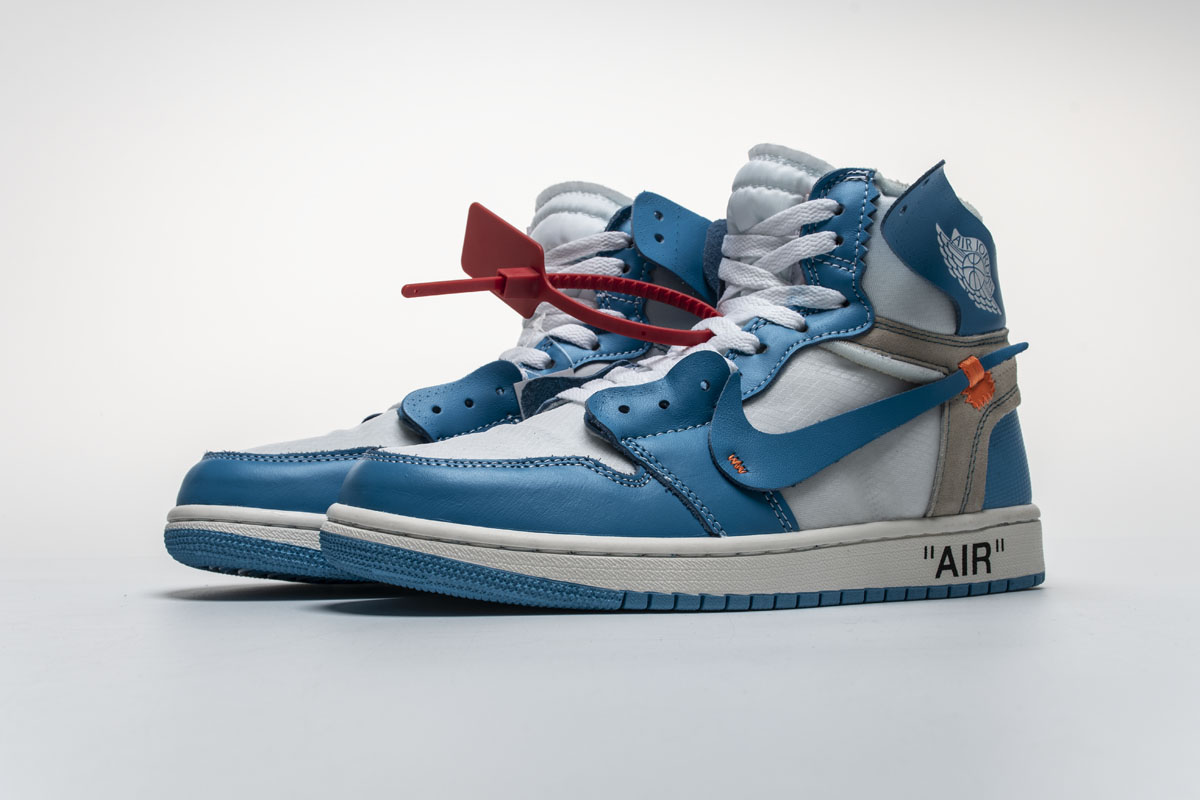 OWF乔1 北卡蓝OW Off White x Air Jordan 1 Off White UNC