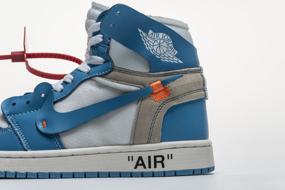 OWF乔1 北卡蓝OW Off White x Air Jordan 1 Off White UNC