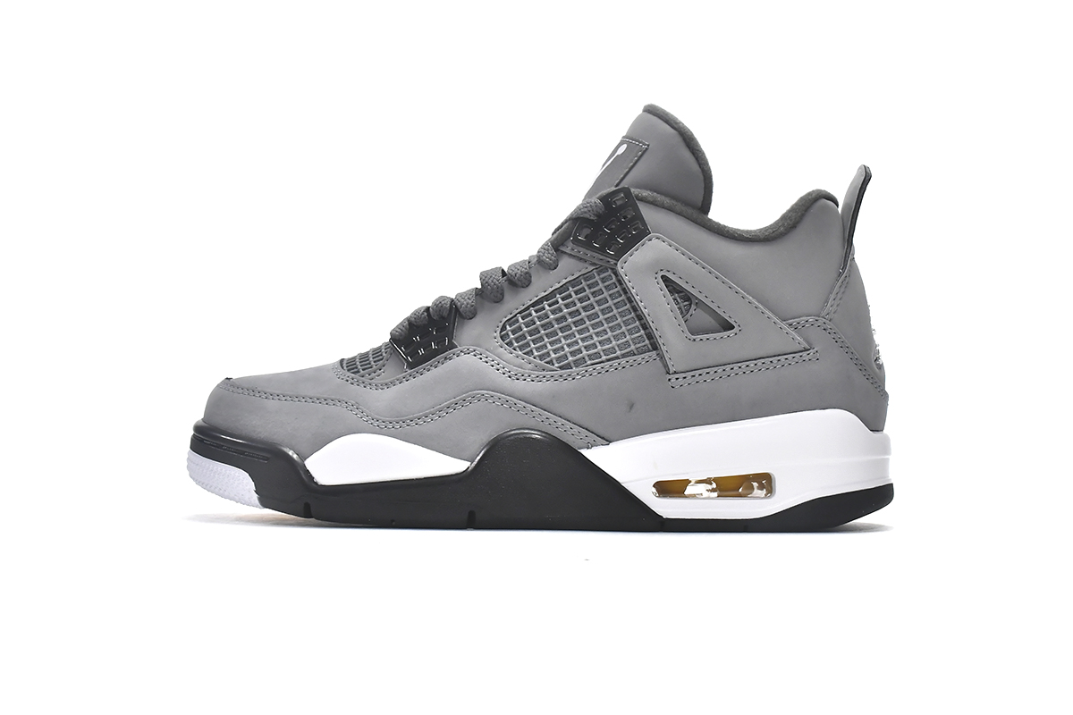 公司级乔丹4代篮球鞋 酷灰 Union LA x Air Jordan 4 Retro SP Cool Grey