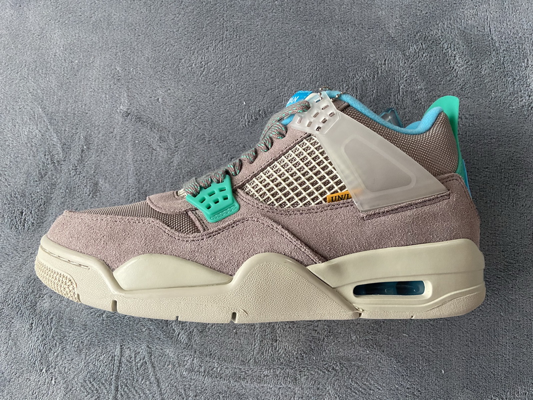 公司级乔丹4代篮球鞋 灰褐 Union LA x Air Jordan 4 Retro SP Taupe Haze