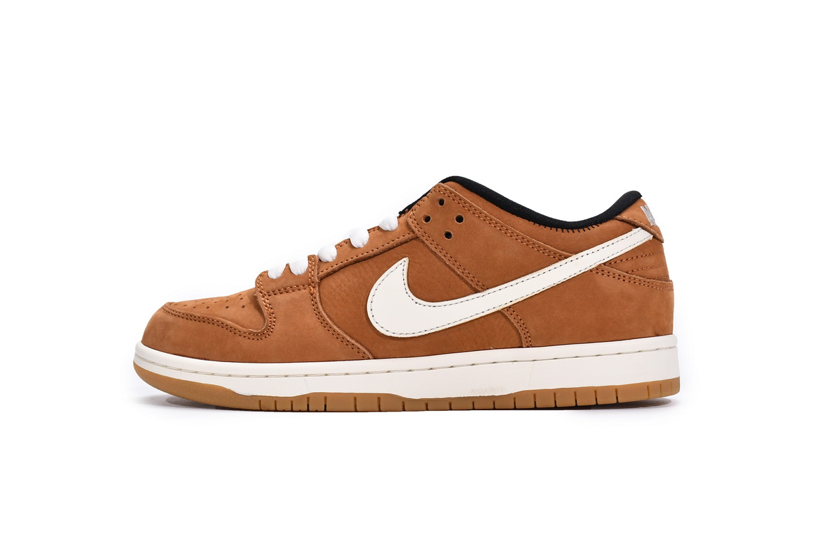 耐克Dunk SB板鞋 LF赤褐色A Nike Dunk SB Low Iso DK Russet Sail