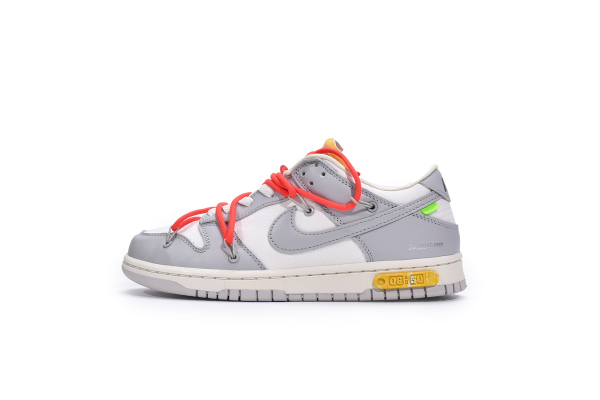 耐克Dunk SB板鞋 LF白灰NO.06A Nike Dunk SB Low The 50 NO.6