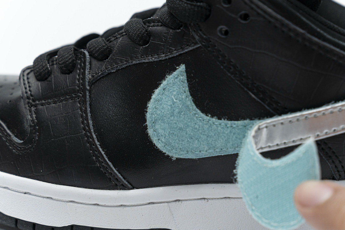 耐克Dunk SB板鞋 LF黑钻石A Nike Dunk SB Low Black Diamond