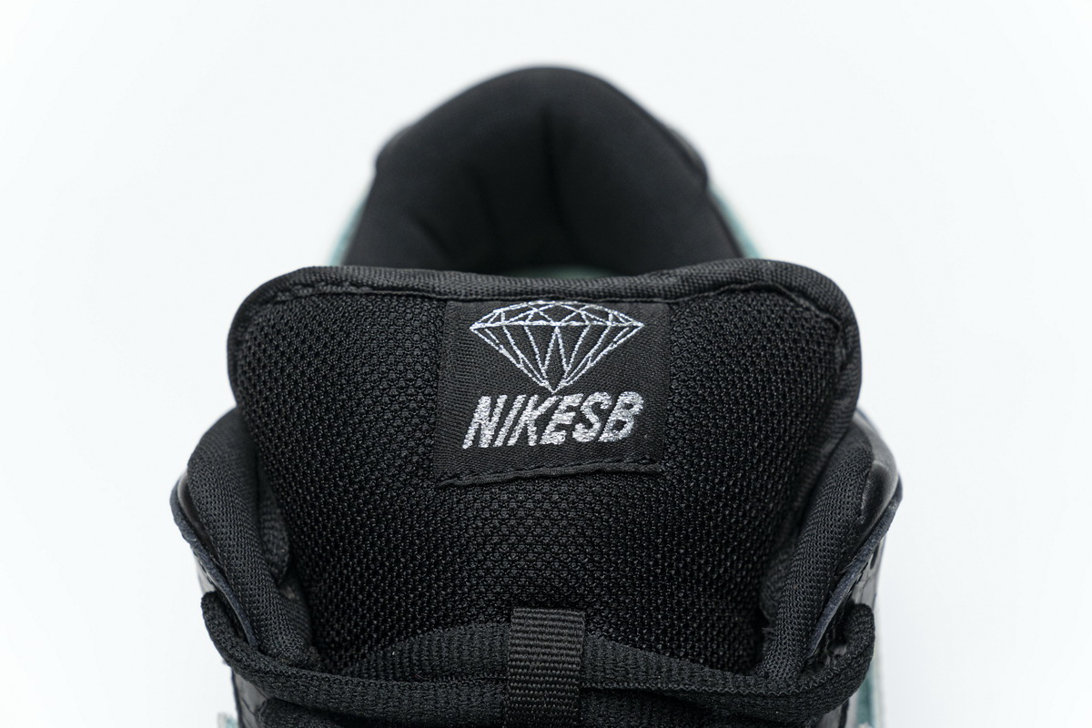 耐克Dunk SB板鞋 LF黑钻石A Nike Dunk SB Low Black Diamond