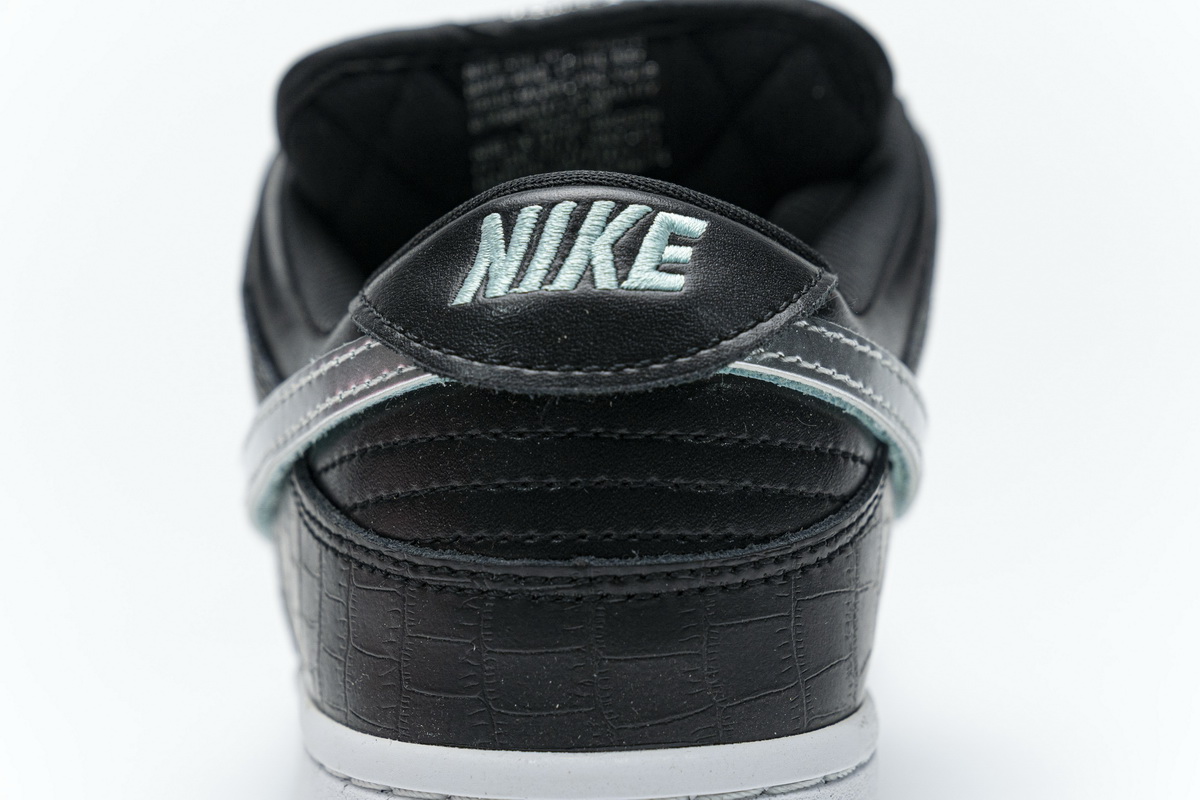 耐克Dunk SB板鞋 LF黑钻石A Nike Dunk SB Low Black Diamond