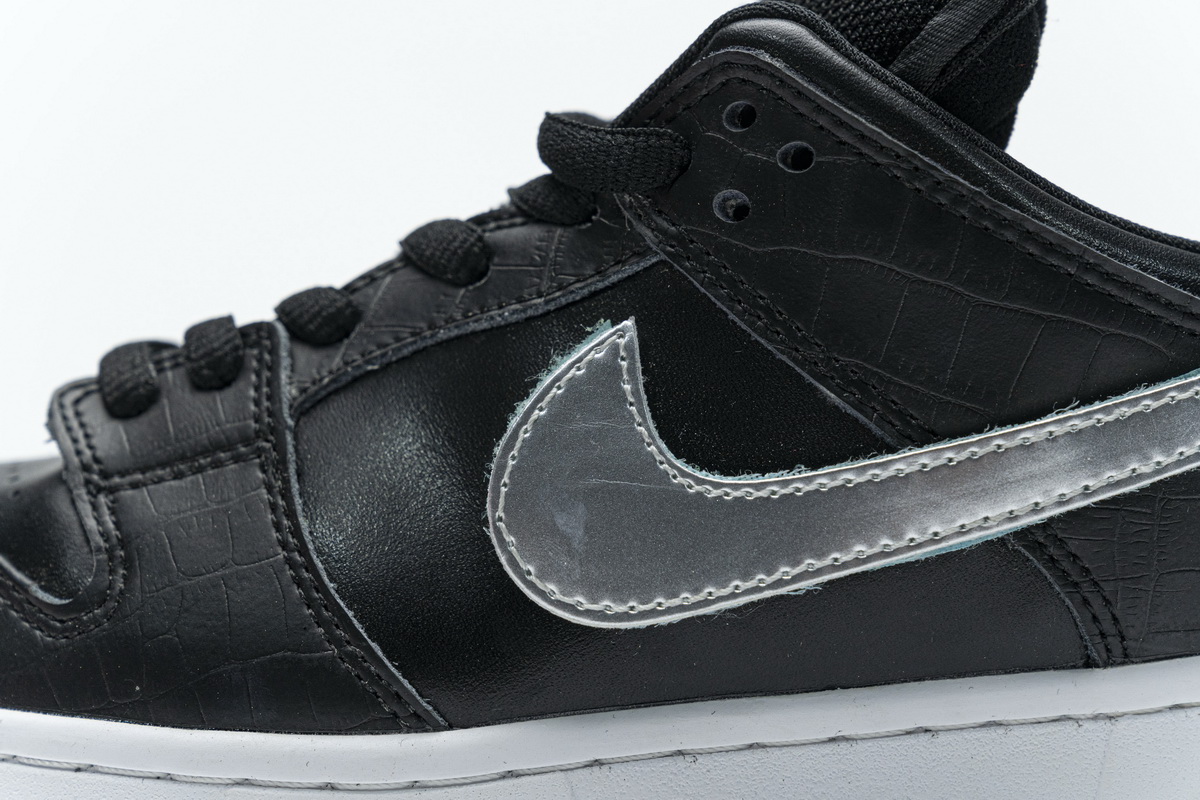 耐克Dunk SB板鞋 LF黑钻石A Nike Dunk SB Low Black Diamond