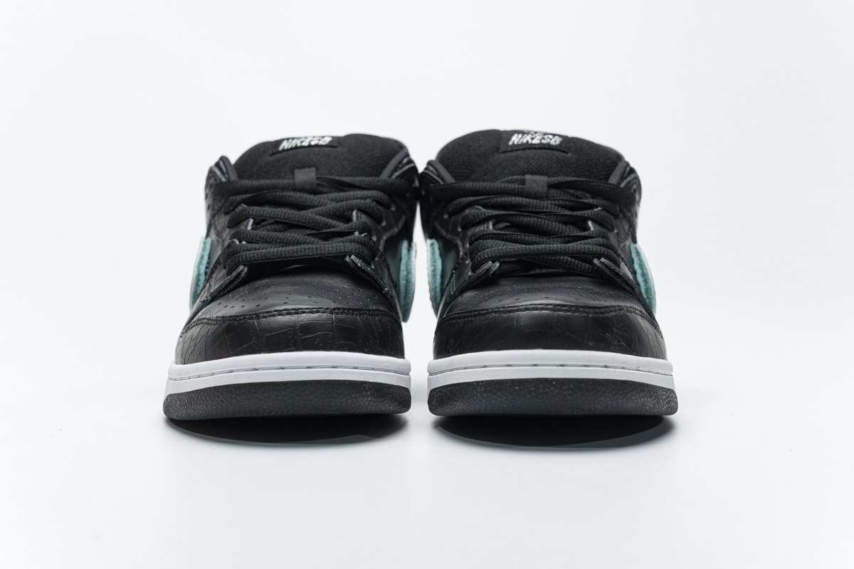 耐克Dunk SB板鞋 LF黑钻石A Nike Dunk SB Low Black Diamond