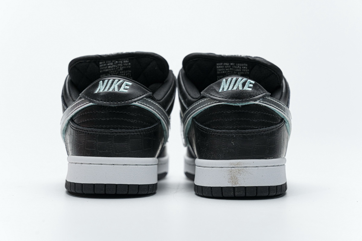 耐克Dunk SB板鞋 LF黑钻石A Nike Dunk SB Low Black Diamond