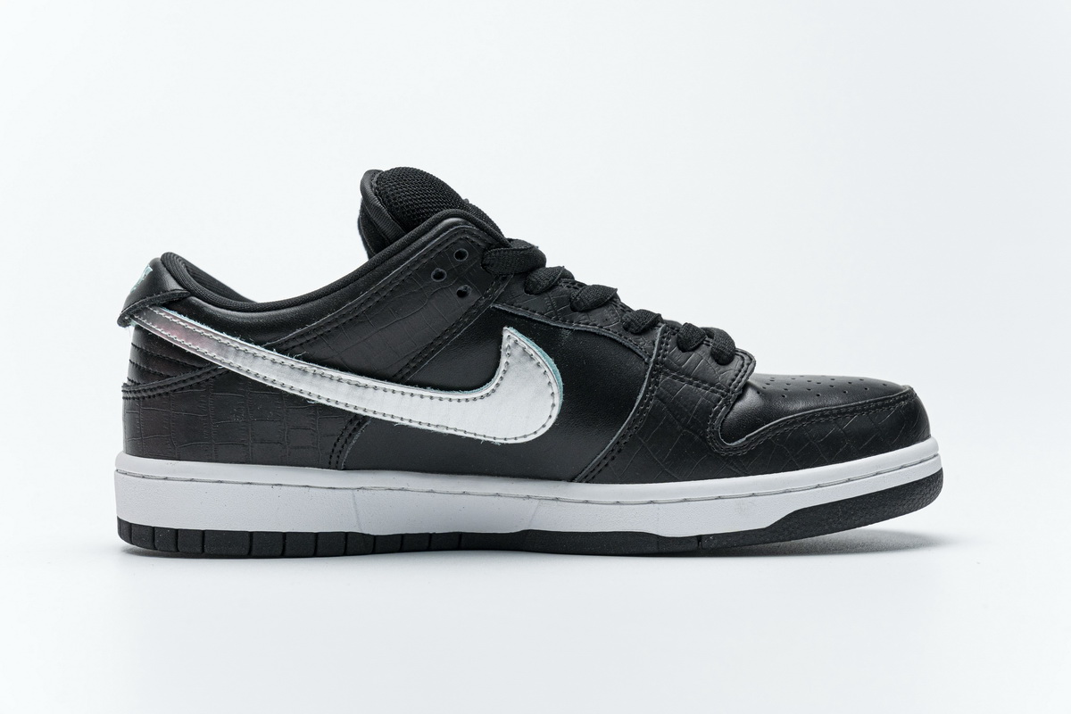 耐克Dunk SB板鞋 LF黑钻石A Nike Dunk SB Low Black Diamond