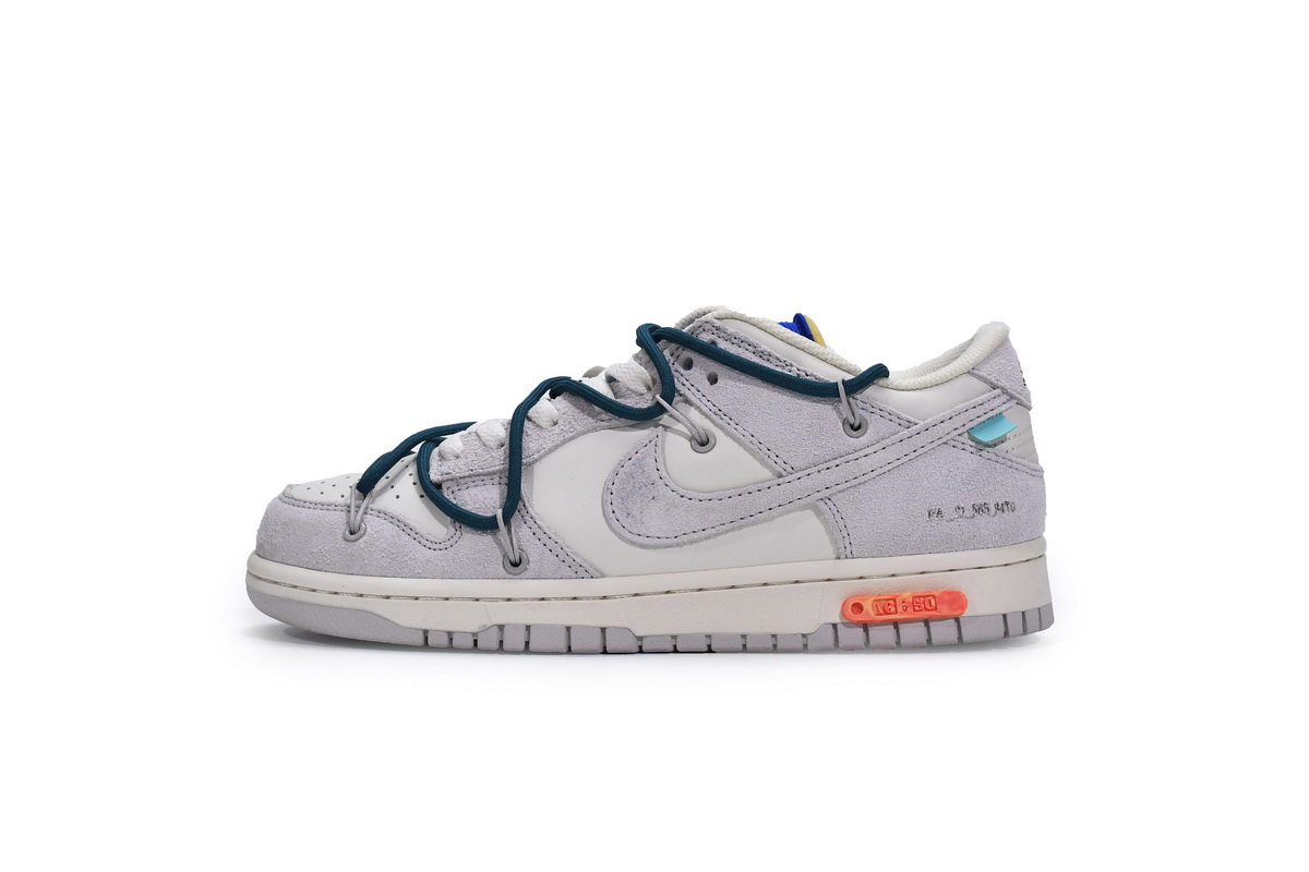 耐克Dunk SB板鞋 LF白灰NO.16A Nike Dunk SB Low The 50 NO.16