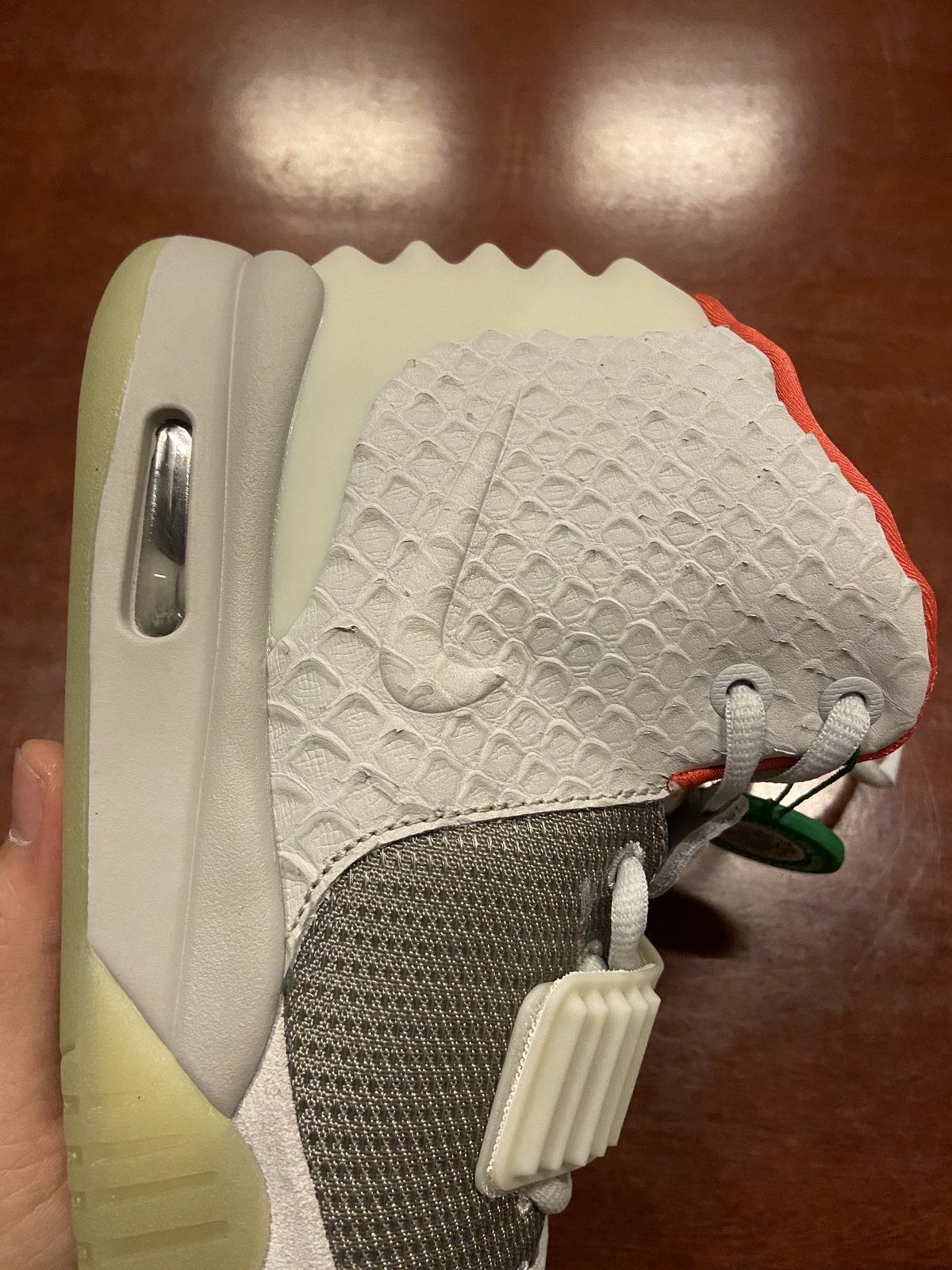 耐克椰子篮球鞋 灰白 Nike Air Yeezy 2 Platinum