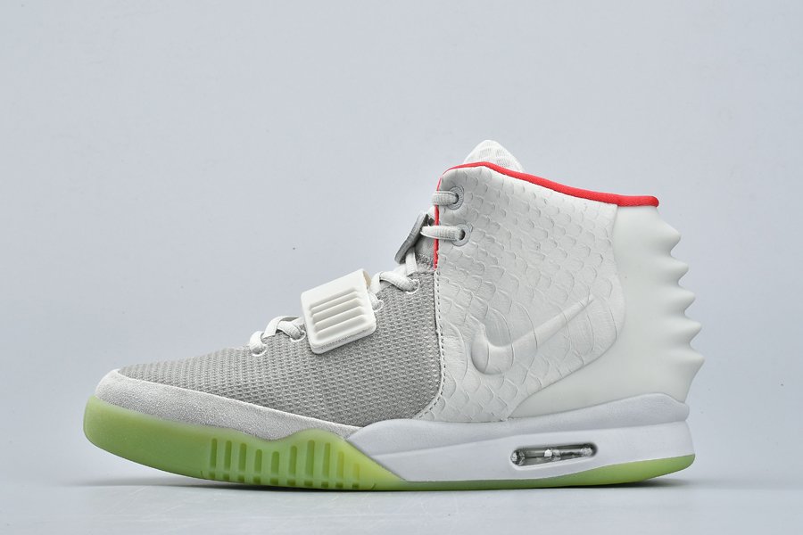 耐克椰子篮球鞋 灰白 Nike Air Yeezy 2 Platinum
