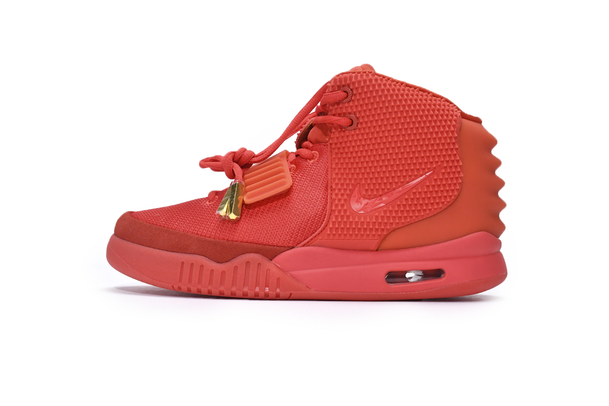 耐克椰子篮球鞋 大红 Nike Air Yeezy 2 Red Octobe