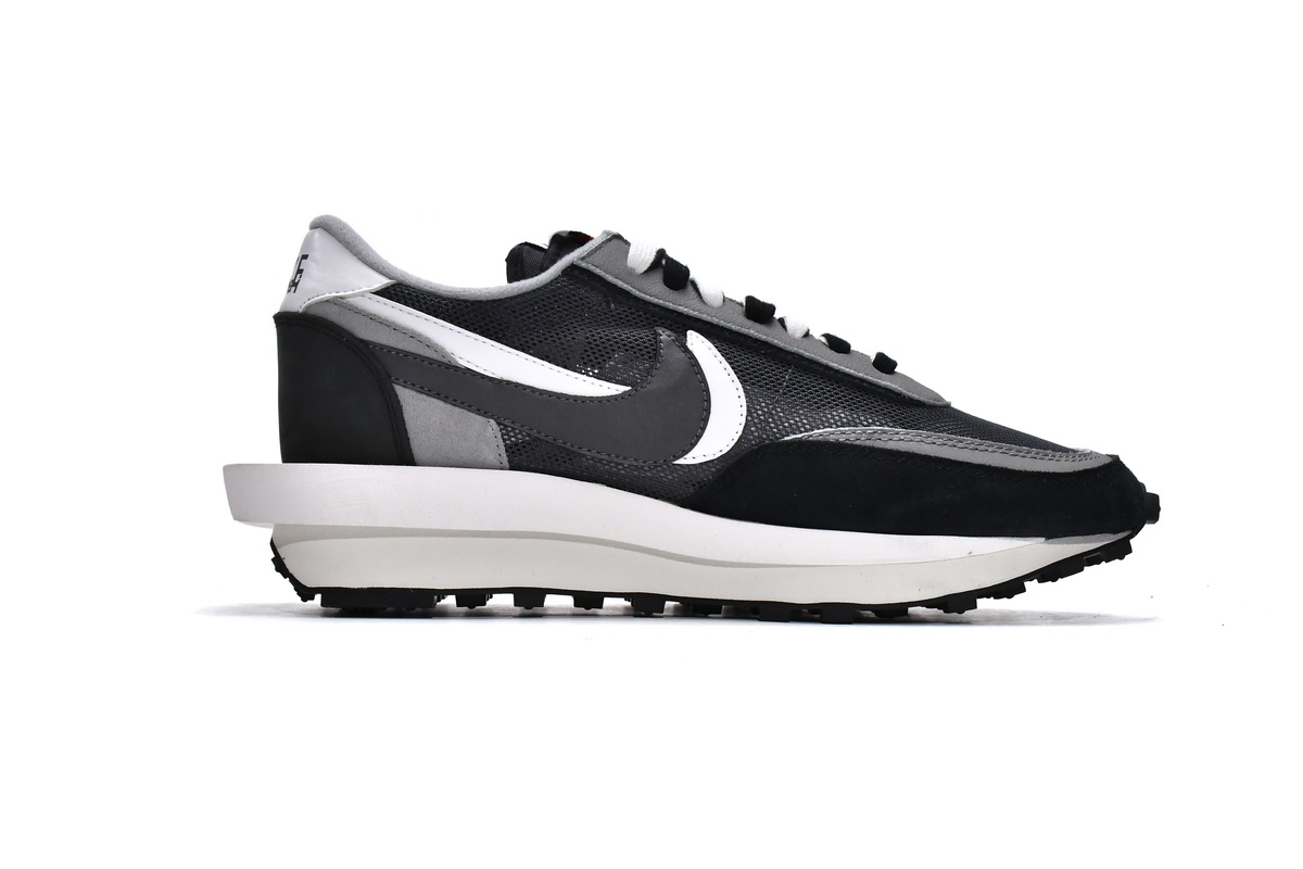 TOP版耐克华夫跑鞋 001黑 Sacai x Nike LDWaffle Black