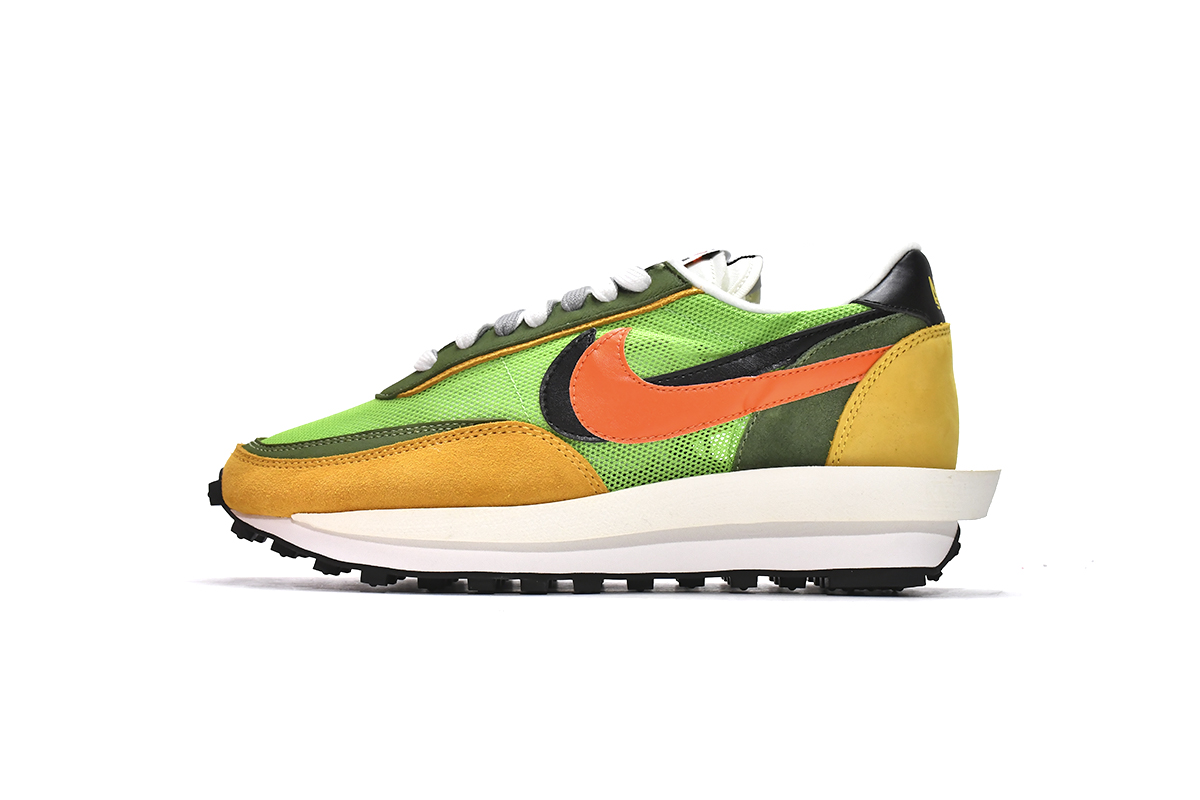 TOP版耐克华夫跑鞋 300绿 Sacai x Nike LDWaffle Green Gusto